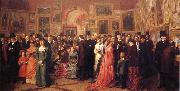 William Powell  Frith Private View of the Royal Academy 1881 china oil painting reproduction